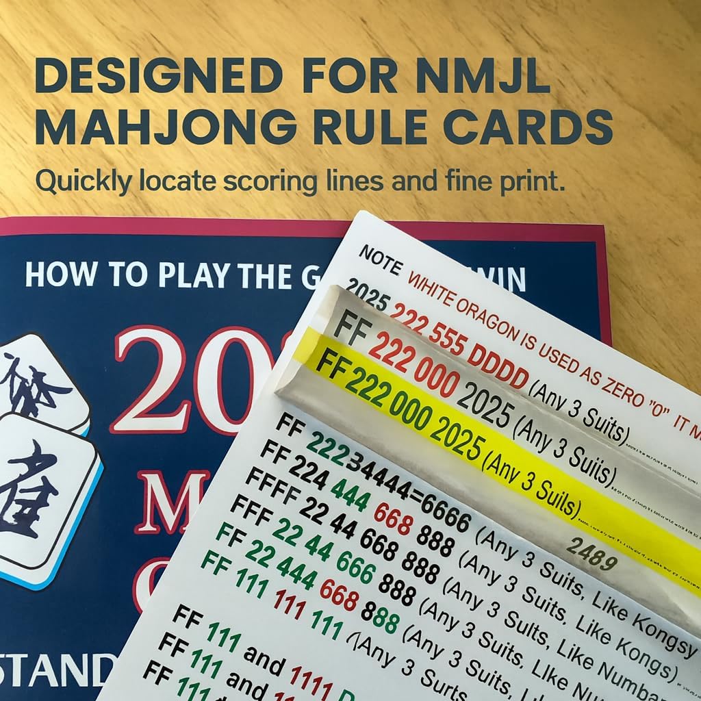 2Pack Acrylic Reading Line Magnifier, Half-Round Bar | Crystal Clear, Lightweight, Distortion-Free, For Books, Documents & Newspapers, Ideal for Seniors