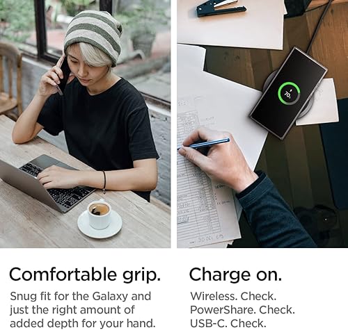 Miniatura 7 de Spigen Ultra Hybrid tecnología anti amarillamiento - Funda diseñada para Galaxy S22 Ultra (2022), cristal transparente