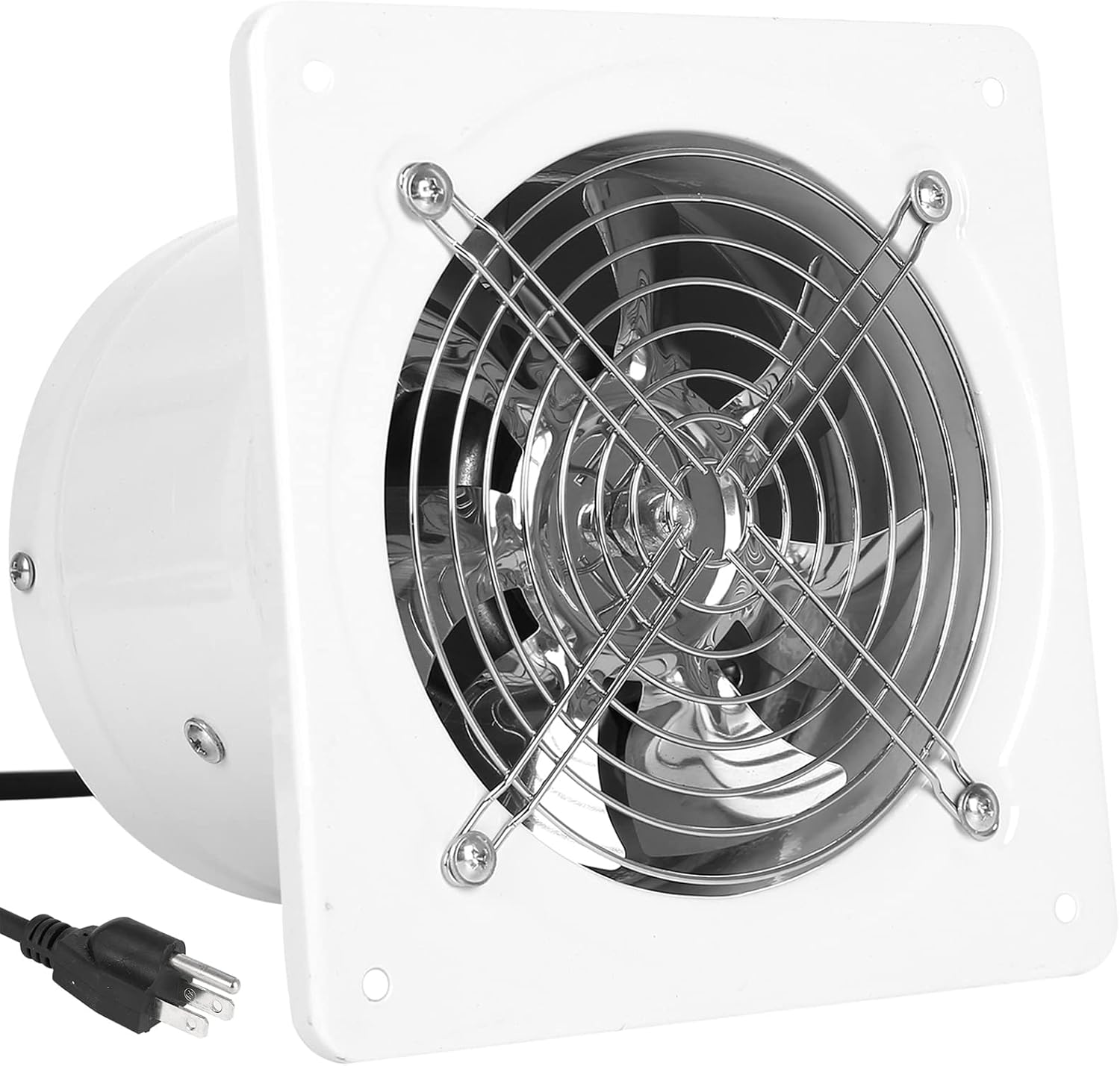 Fepinc Exhaust Fan with Plug, 8 inch 735CFM Throughthe