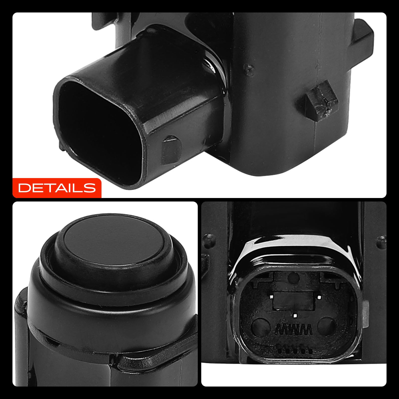 Frankberg 4 sensores de aparcamiento delanteros y traseros 12787793 | Compatible con: Caravana Astra G T98, Caravana clásica Astra G F35, Corsa C Caja/Hatchback X01, Astra H GTC A04