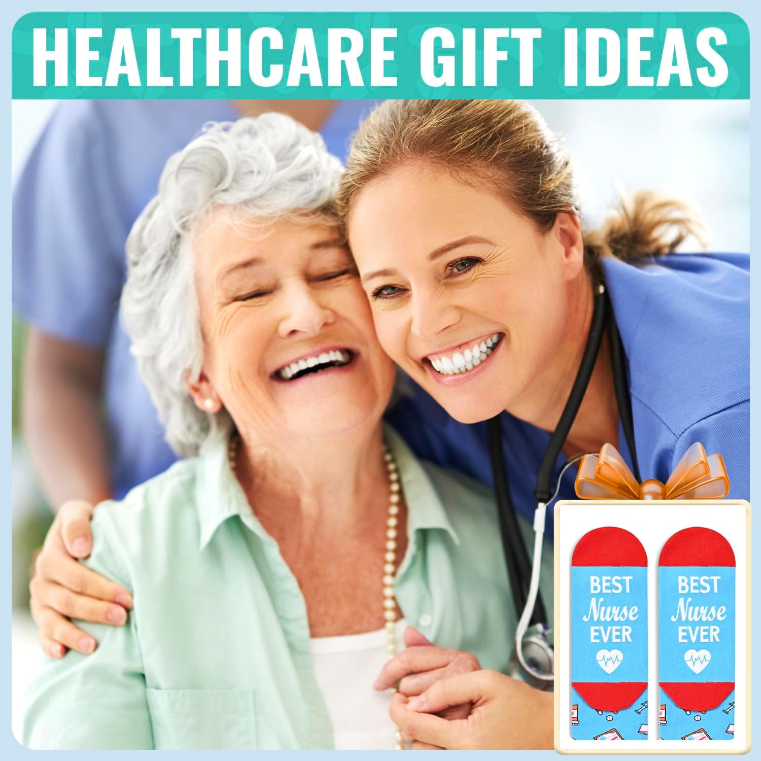 HAPPYPOP Funny Socks Gift for Men - Medical Worker Gifts Sneaker Bigfoot Vegan Nurse Socks - Image 6