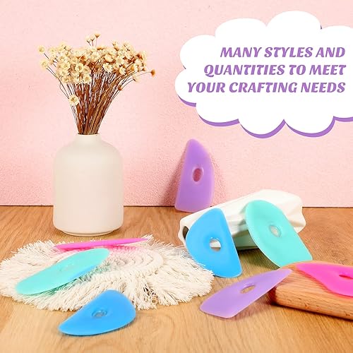 Miniatura 4 de 12 varillas de goma suave para cerámica, arcilla de silicona, herramientas de cerámica de múltiples estilos, cerámica, arcilla de goma, varillas de