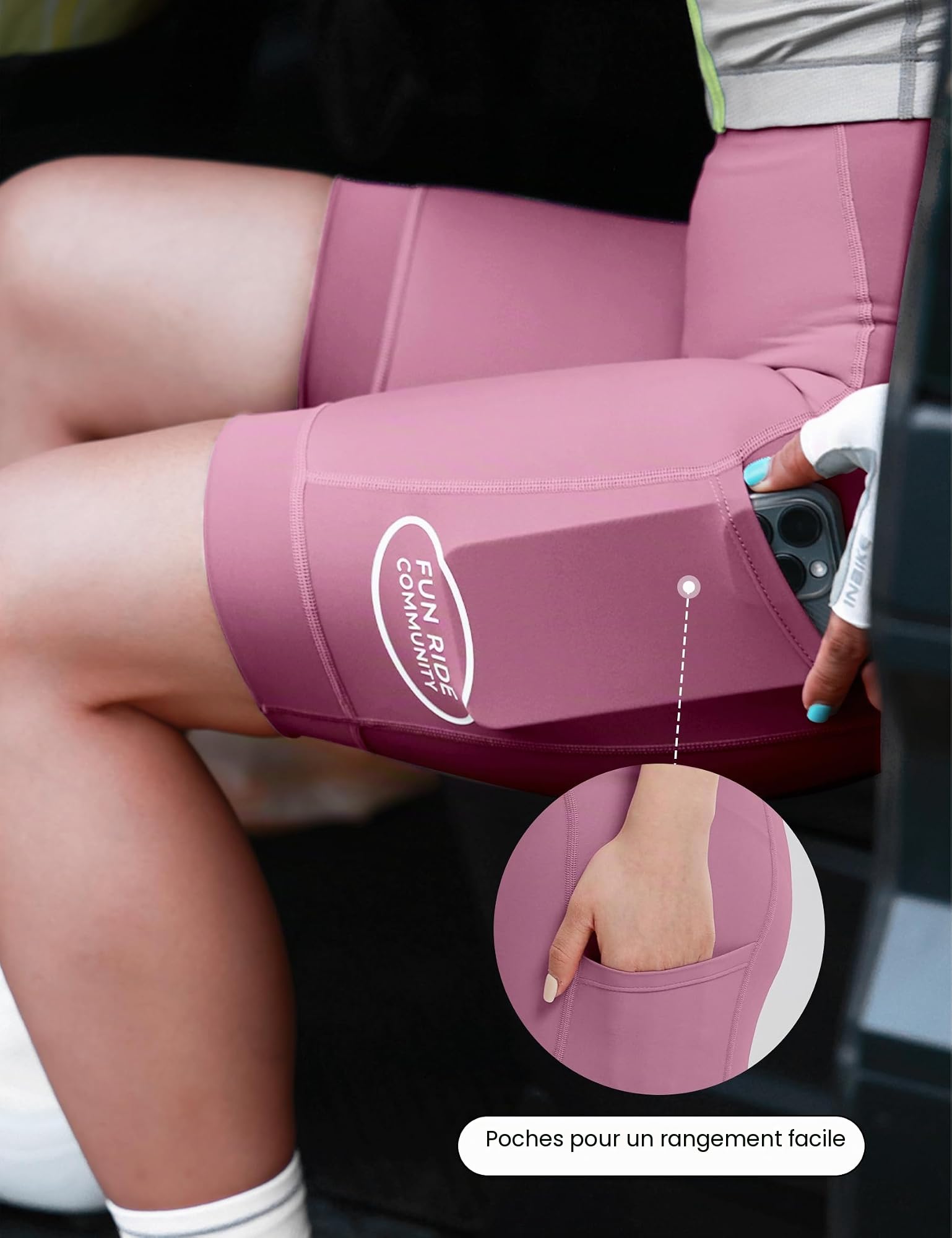 INBIKE Cuissard de Cyclisme à Bretelles pour Femme Short d'été Respirant à Séchage Rapide VTT Vélo de Route