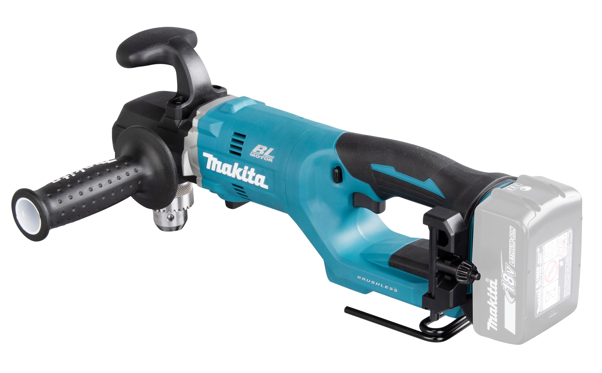 Makita DDA450ZK Akku-Winkelbohrmaschine 18V (ohne Akku, ohne Ladegerät)