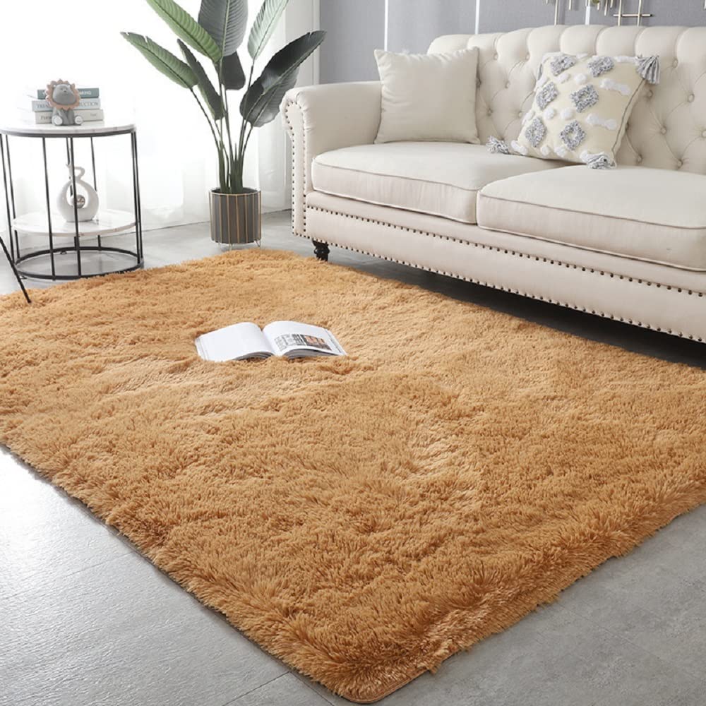 CAYBES Fluffy Rug for Living Room, (200 x 300 cm), Fluffy Modern Rug, Teenagers' Room, Soft Rug for Bedroom, Soft Fluffy Rug, The Place for Family Rest