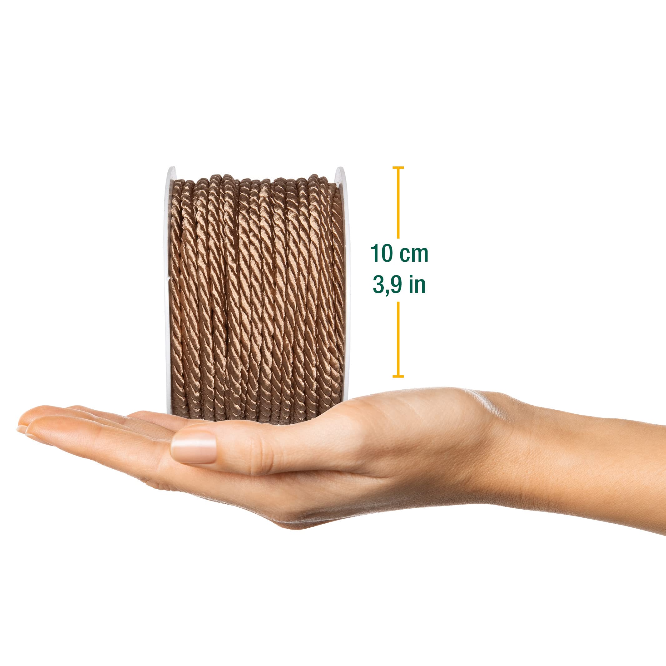 Halbach Seidenbänder Premium Kordel (Natur) – Bild 2