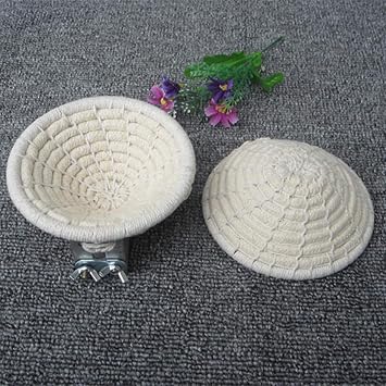 Orgrimmar Handmade Cotton Rope Bird Nest Breeding Nest Hatch House Cage