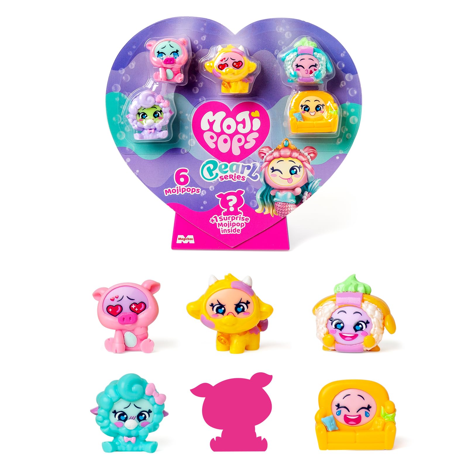 MOJI POPS Pearl Series – Multipack con 6 Figuras coleccionables con caritas Reversibles (1 Sorpresa con Efecto Perlado). 6/6 — view 11