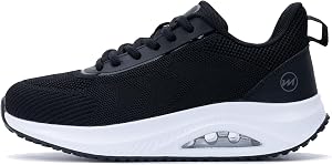 MAFEKE Womens Walking Shoes with Arch Support, Tennis Orthotic Fashion Sneakers for Plantar Fasciitis Pain Relief Size 5.5-11