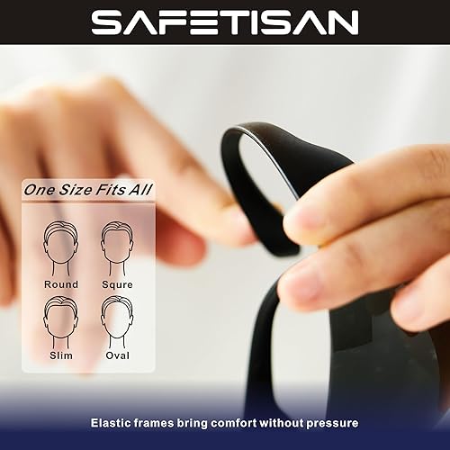 Miniatura 2 de Gafas de seguridad tintadas a granel, paquete de 48, lentes de sol de seguridad oscuras protectoras para protección UV, lentes de humo resistentes a