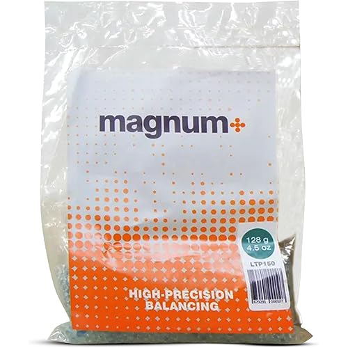 magnum+ Tire Balancing Beads – TPMS Compatible Tempered Glass – 1 Bag (4.5oz / 128g)