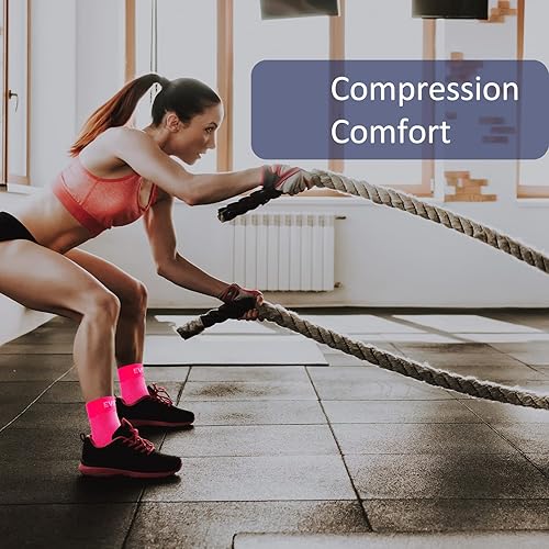 Miniatura 6 de Manga de compresión para el tobillo, calcetines de fascitis plantar de 20-30 mmHg, calcetines de compresión de tobillo para mujeres y hombres (1