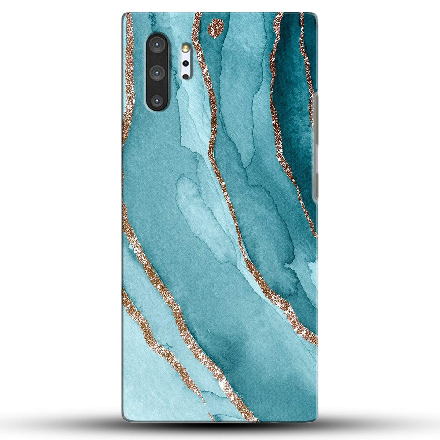 COLORflow Samsung Note 10 Pro/Note 10 Plus Back Cover | Beautiful Blue Marble Golden Stripes | Designer Printed Hard CASE Bumper Back Cover for Samsung Galaxy Note 10 Pro/Note 10 Plus (B08P567GH8) Amazon Price History, Amazon Price Tracker