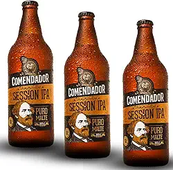 Cerveja Comendador Session IPA 600ml - 3 unidades