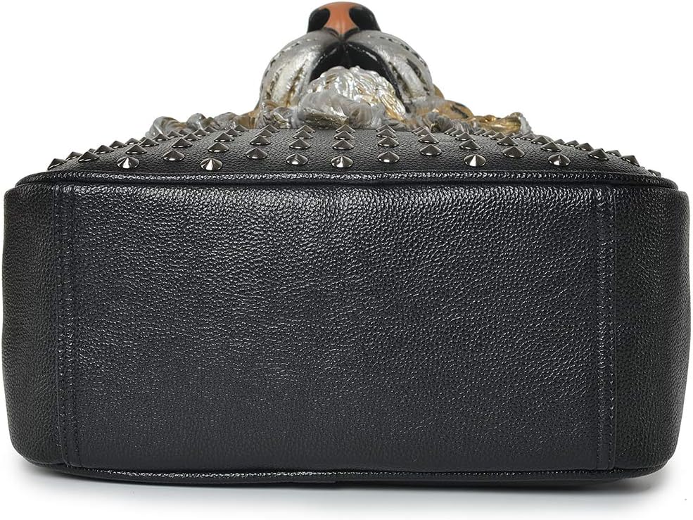 3D Tiger Leather Backpack Unique Designer Fashion Travel Laptop Backpack (yellow) - Image 6