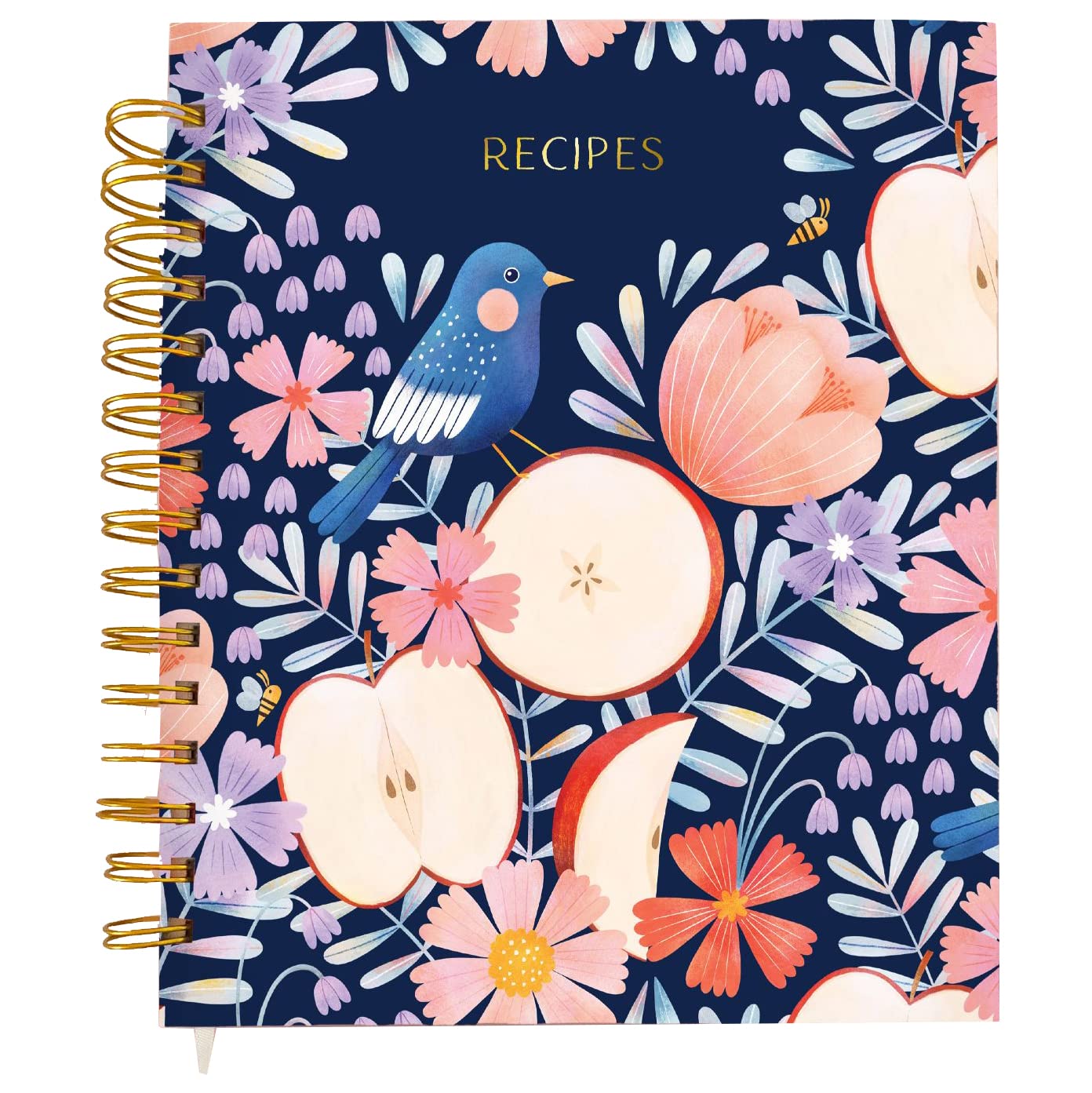 Sponsored Ad - Happywagon| Apple Bird Garden Recipe Journal| Record & Plan recipes| Illustrated| 120 GSM| 16.6 x 21.2 CM| Approx 234 Pages| 120 GSM| Pocket at the Back| Multipurpose
