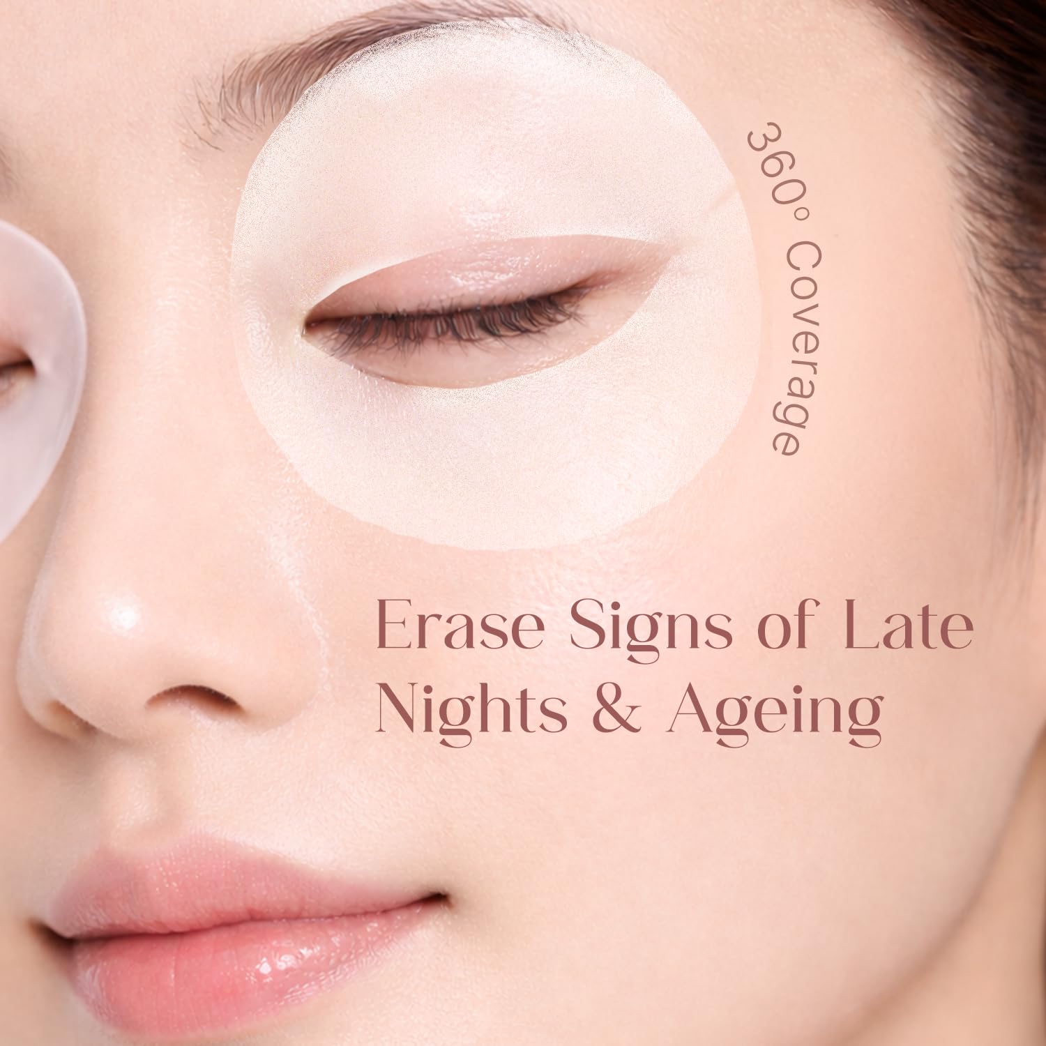 Seoulskin Bende per occhi a copertura completa, trattano occhiaie, linee sottili e rughe, copertura a 360° per idratazione, rassodante ed elasticità, cerotti per occhi pigri e gonfi, con niacinamide