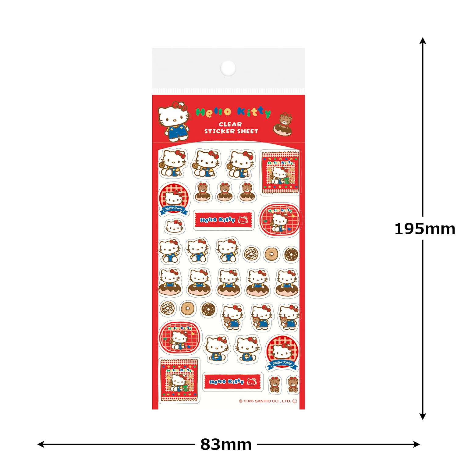 Amazon.co.jp: 古川紙工 サンリオキャラクターズ シール 透明シール