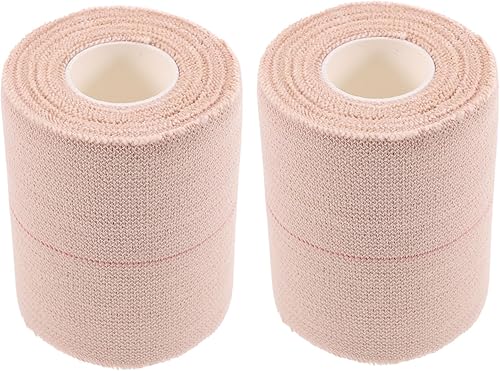 BESPORTBLE 2 rollos de cinta deportiva cinta atlética vendaje cohesivo vendaje adhesivo debajo de la envoltura vendaje transpirable vendaje cinta