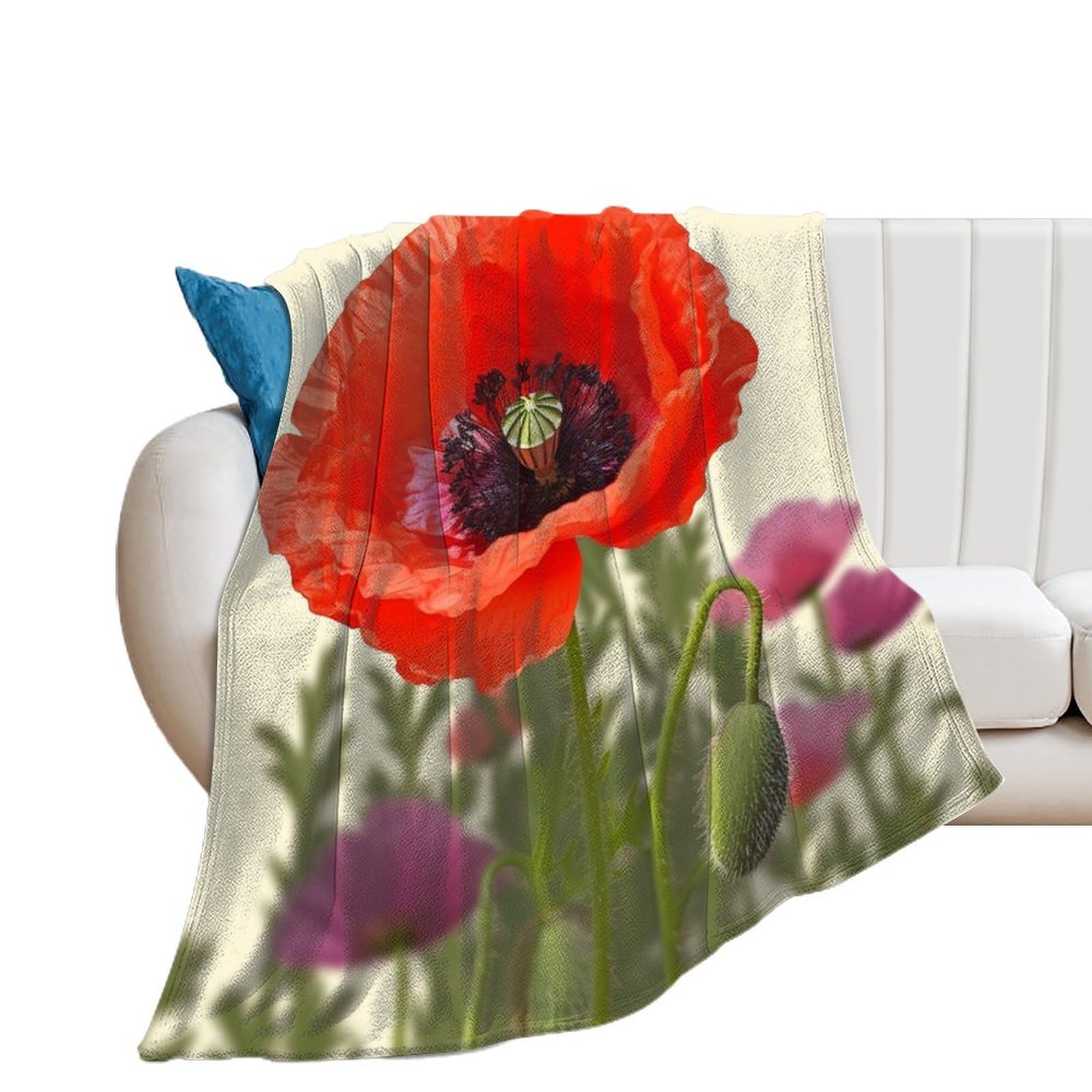 Couverture de lit en flanelle douce pour réchauffer les cœurs au salon