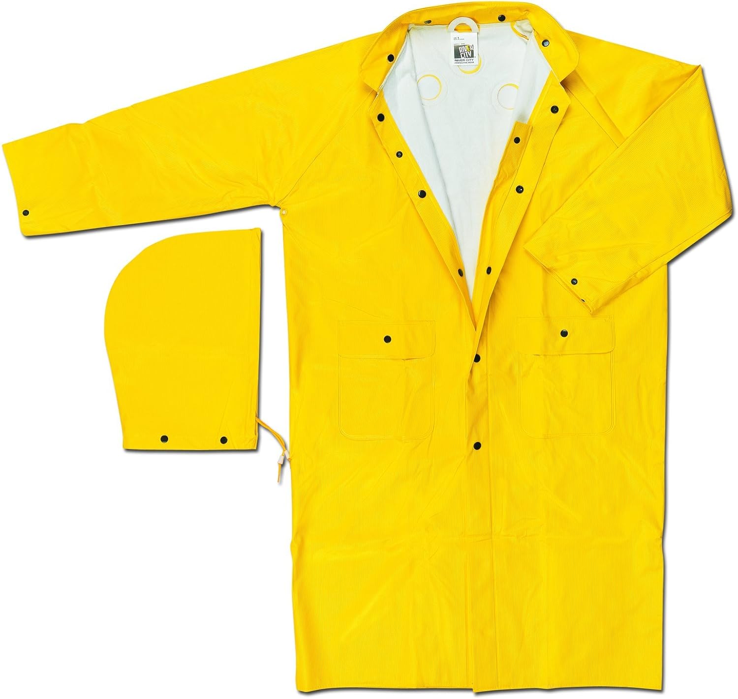 Combinaison De Pluie 3 Pièces MCR Safety 6003X2 - Taille 2XL - Jaune - PVC Et Non Tissé - Protection Pluie/boue - Travail/extérieur