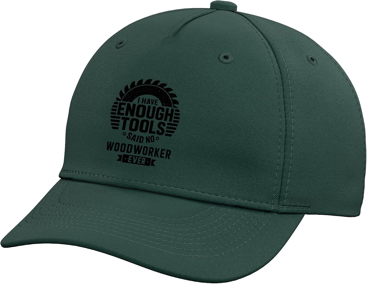 Woodworking Enough Tools Funny Carpenter Design Adjustable Baseball Hat