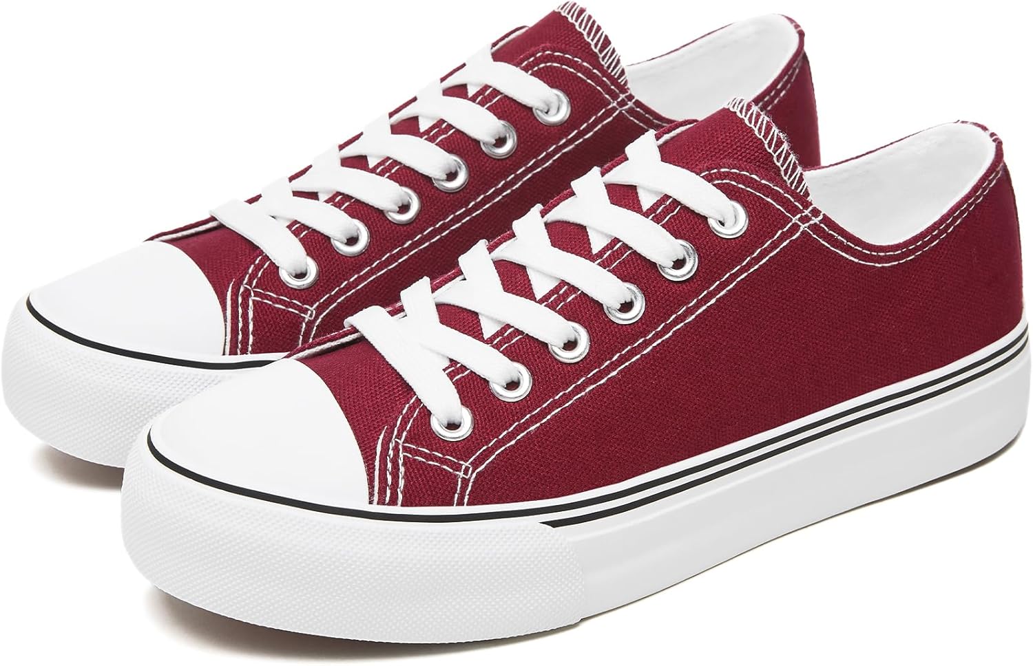 Iarus Womens Canvas Shoes Low top Sneakers for Womens Fashion Casual Shoes Walking Comfortable Shoes