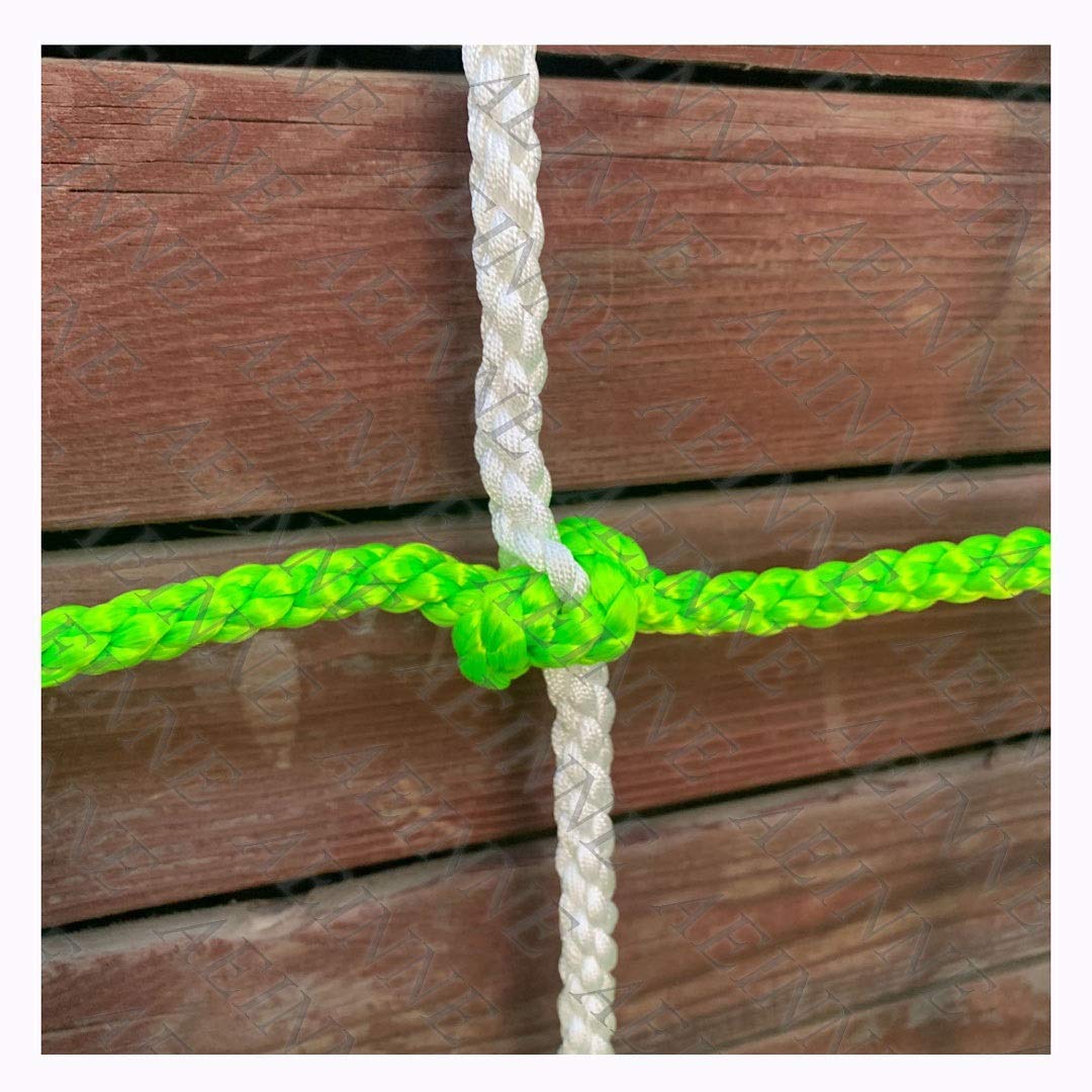 Sicherheits-Kletterseilnetz, Sicherheits-Kletternetz, Frachtnetz, Outdoor-Seilnetz, Spielplatz, Kinder, Klettern, Schaukeln, Felsen, robustes Netz (Farbe: 12 cm-12 mm, Größe: 1 x 4 m)