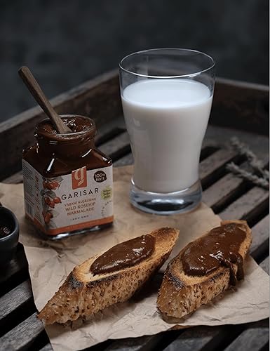 Miniatura 4 de Garisar - Mermelada de rosa mosqueta silvestre sin azúcar, mermelada de rosa mosqueta silvestre - Rosa mosqueta natural - Ideal para el desayuno,