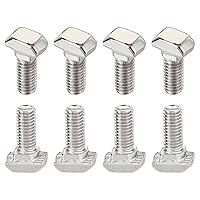 Vista 18 de Tornillo deslizante con ranura en T M5x12mm (DXL), paquete de 10 unidades, buenos para la industria de la construcción, tornillos en forma de T