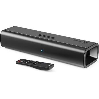 MAJORITY Naga 40 Soundbar for TV Devices, Bluetooth Soundbar PC, 80 W 2.0 Speaker for TV, HDMI ARC, 40 cm Wall Mountable Mini