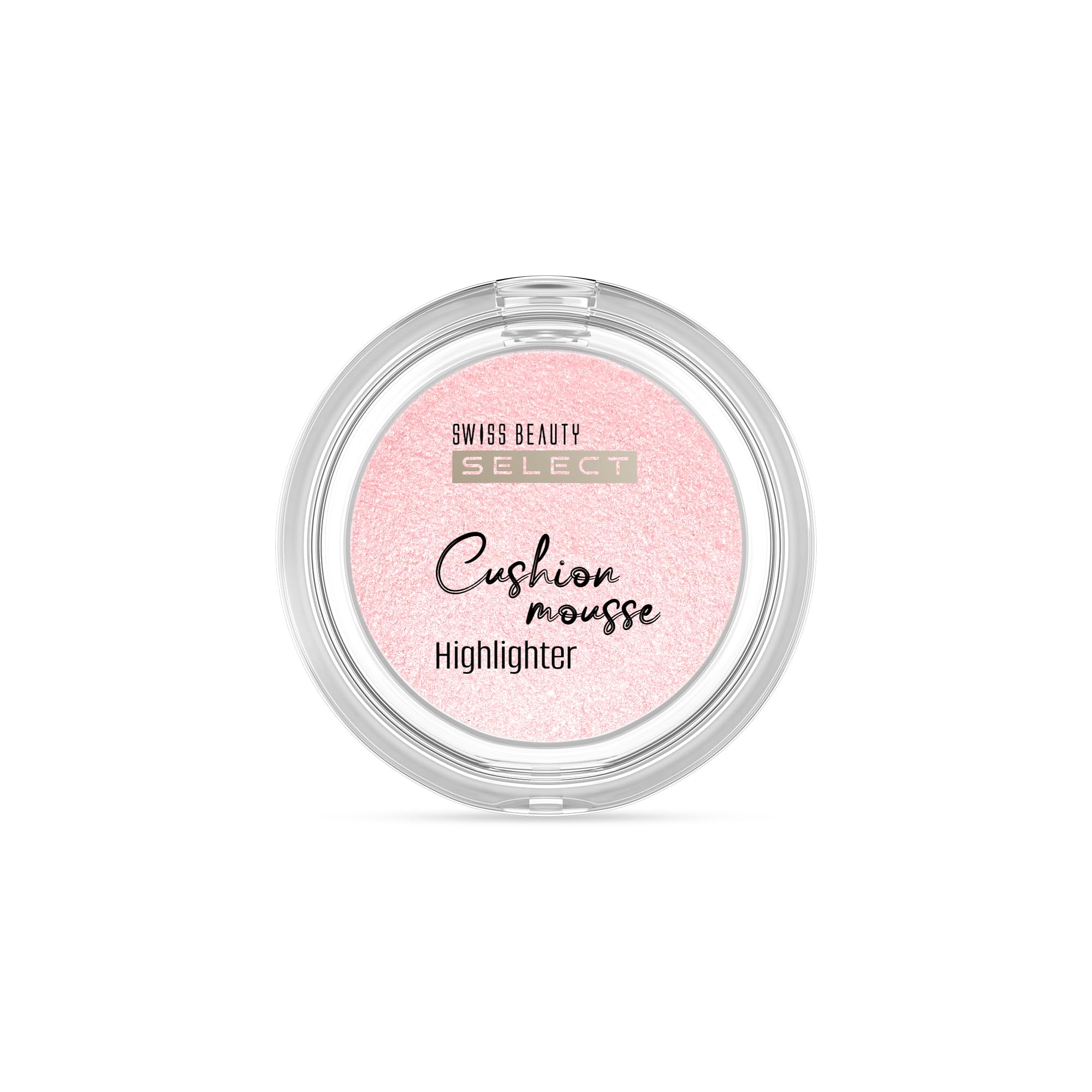 Swiss Beauty Select Cushion Mousse Highlighter| Lit-From-Within Finish | Glowy & Dewy Skin | Enriched With Nourishing Macadamia Oil | Four Gorgeous Shades | Shade-2. Pink Frost, 10g