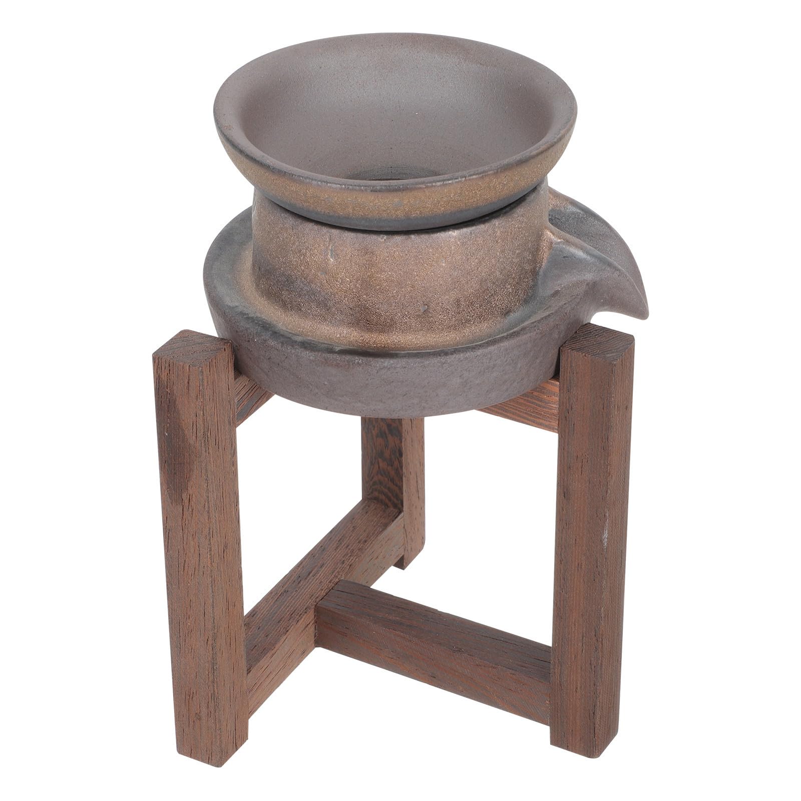 Filtre à thé rétro artisanal LABRIMP ensemble premium avec support bois