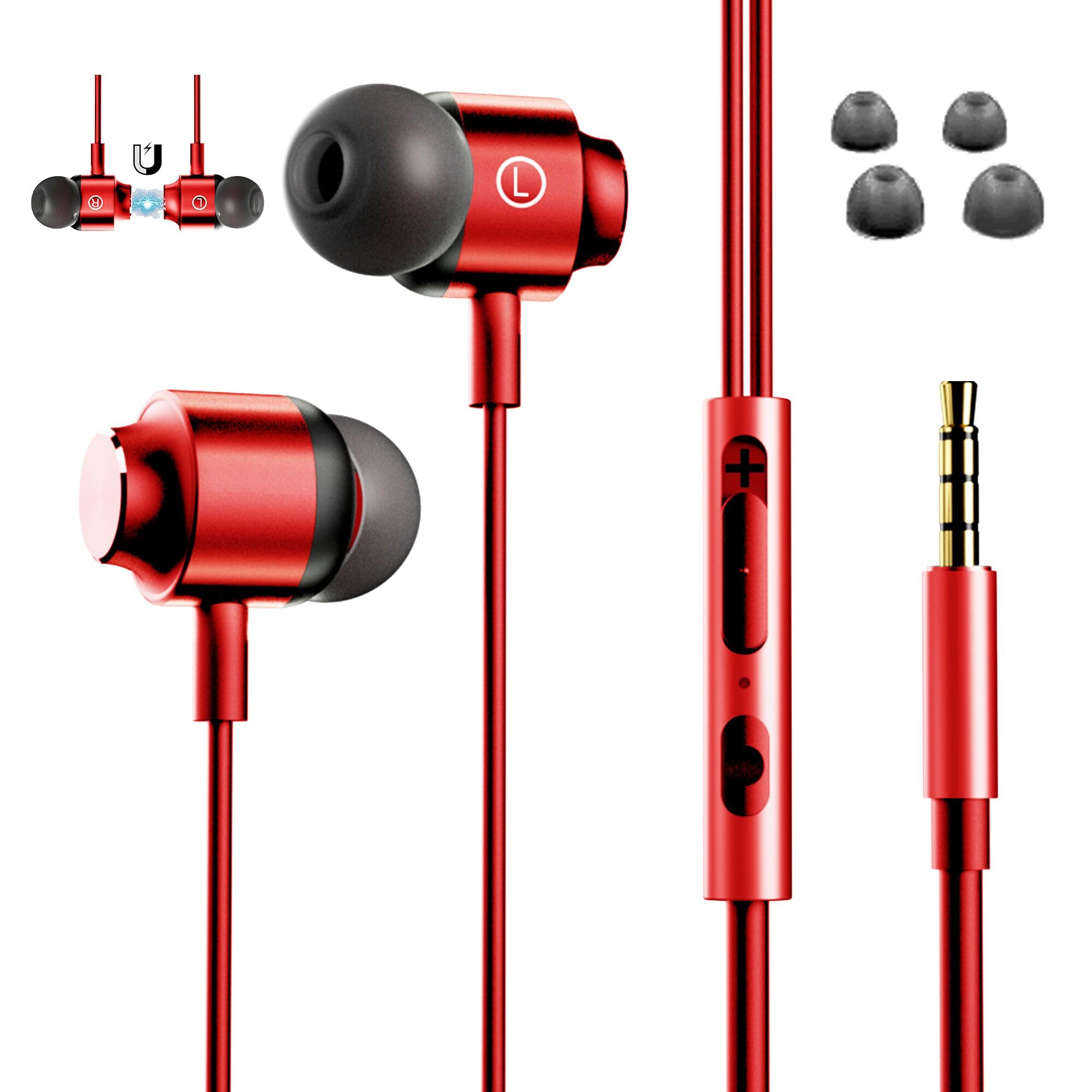 Amazon.co.jp: Juyya イヤホン 有線 マイク付きイヤホン 3.5mm