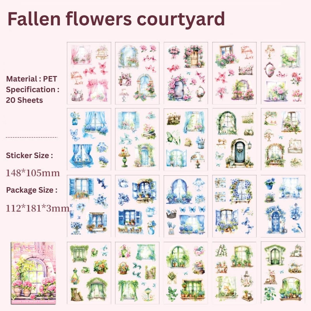 KmCho Kawaii Stickers Set for Kids and Teens, Creative Stickers Set for Scrapbooking and Journaling, Cute Waterproof Vinyl Decals for Laptops, Water Bottles, Notebooks, Crafts 1