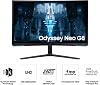 Monitor Gaming Samsung 32" Odyssey Neo G8 (G85NB) 4K UHD 240Hz 1ms G-Sync Curvo 1000R, Quantum HDR2000, AMD FreeSync Premium Pro, Pantalla Mate, DisplayPort, Blanco y Negro, LS32BG852NNXGO 3