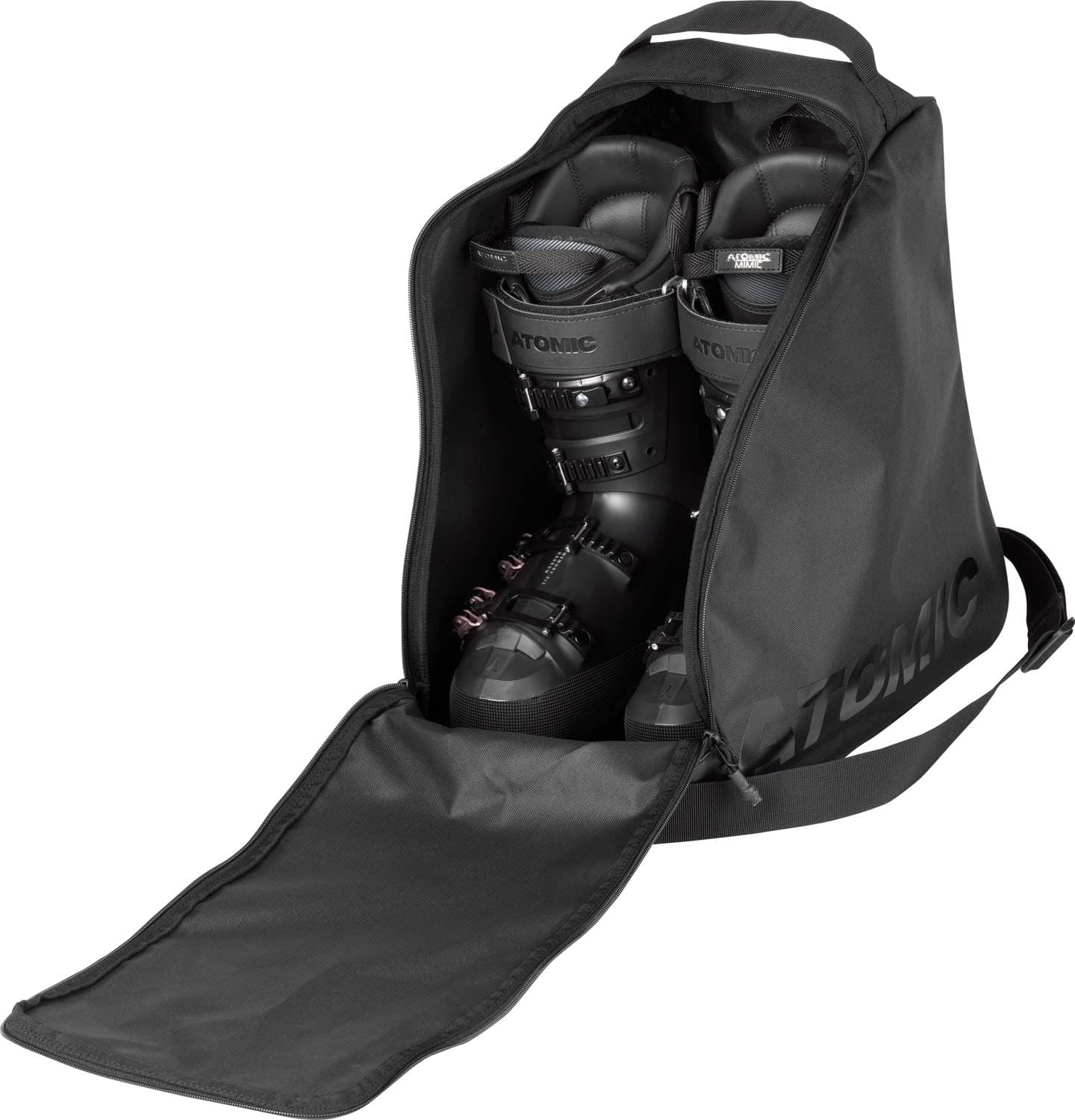 Atomic W Boot Bag Cloud in Black/Grey Robust Ski Boot Bag Extra