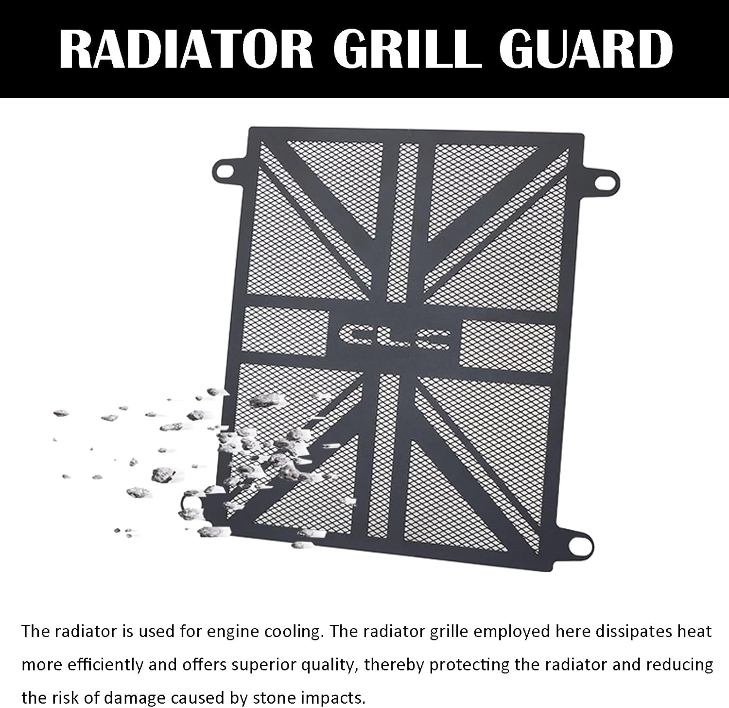 Radiator Grill Guard Mesh Cover Protector for CFMOTO 450 CLC 450 Bobber 450CL-C 2023-2024-2025 450CL-C Radiator Shrouds Grille Accessories