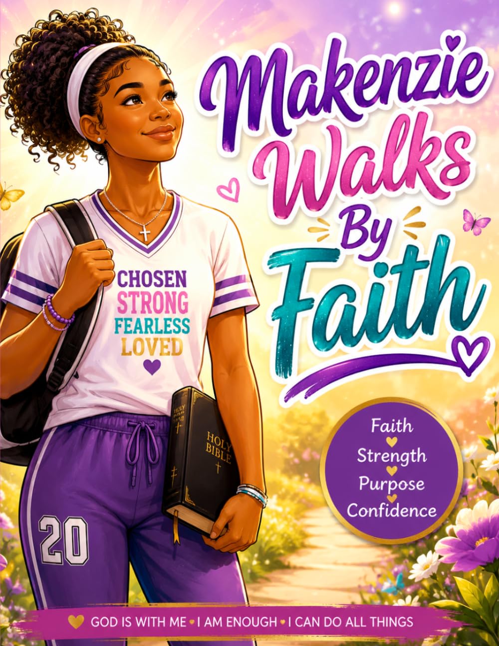 Makenzie Walks By Faith: A Bible inspired coloring book about faith, hardwork. and God's love