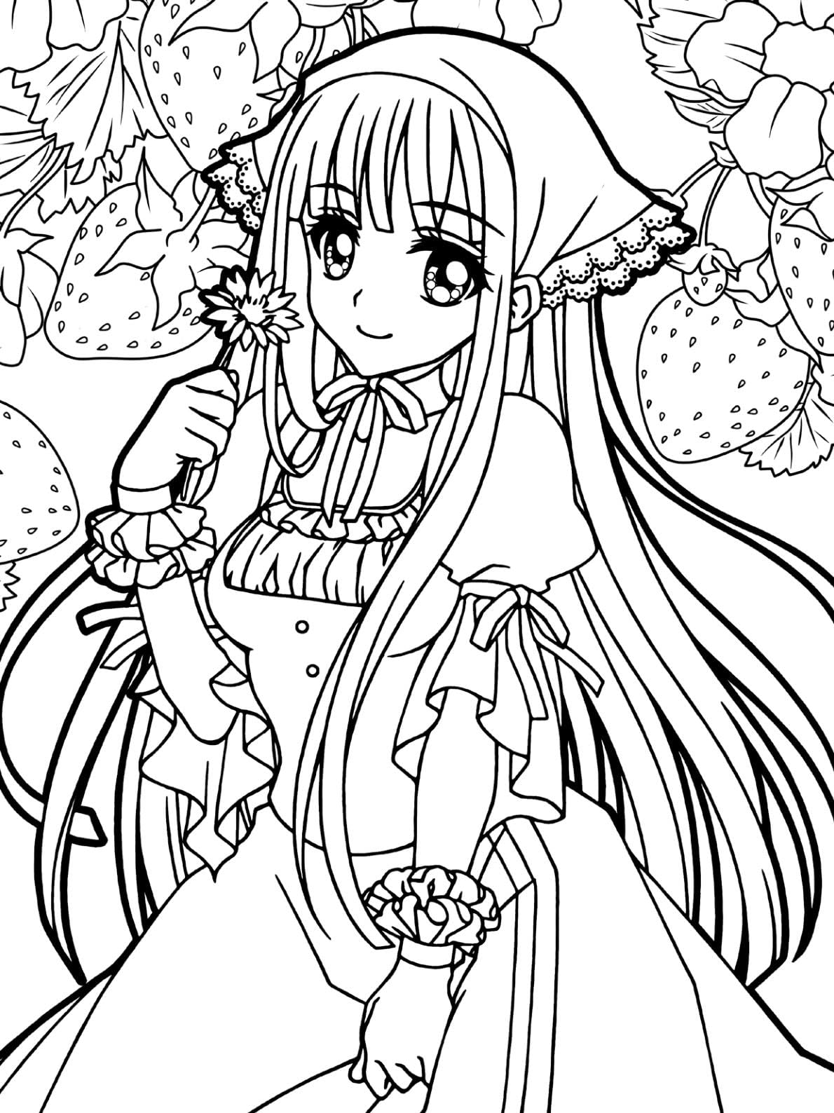Extra dickes Manga-Malbuch mit Stickern zum Kreativsein und Entspannen für alle Manga-Fans!: Über 125 Ausmalbilder im Manga- und Anime-Style! Mit niedlichen Kawaii-Bildern