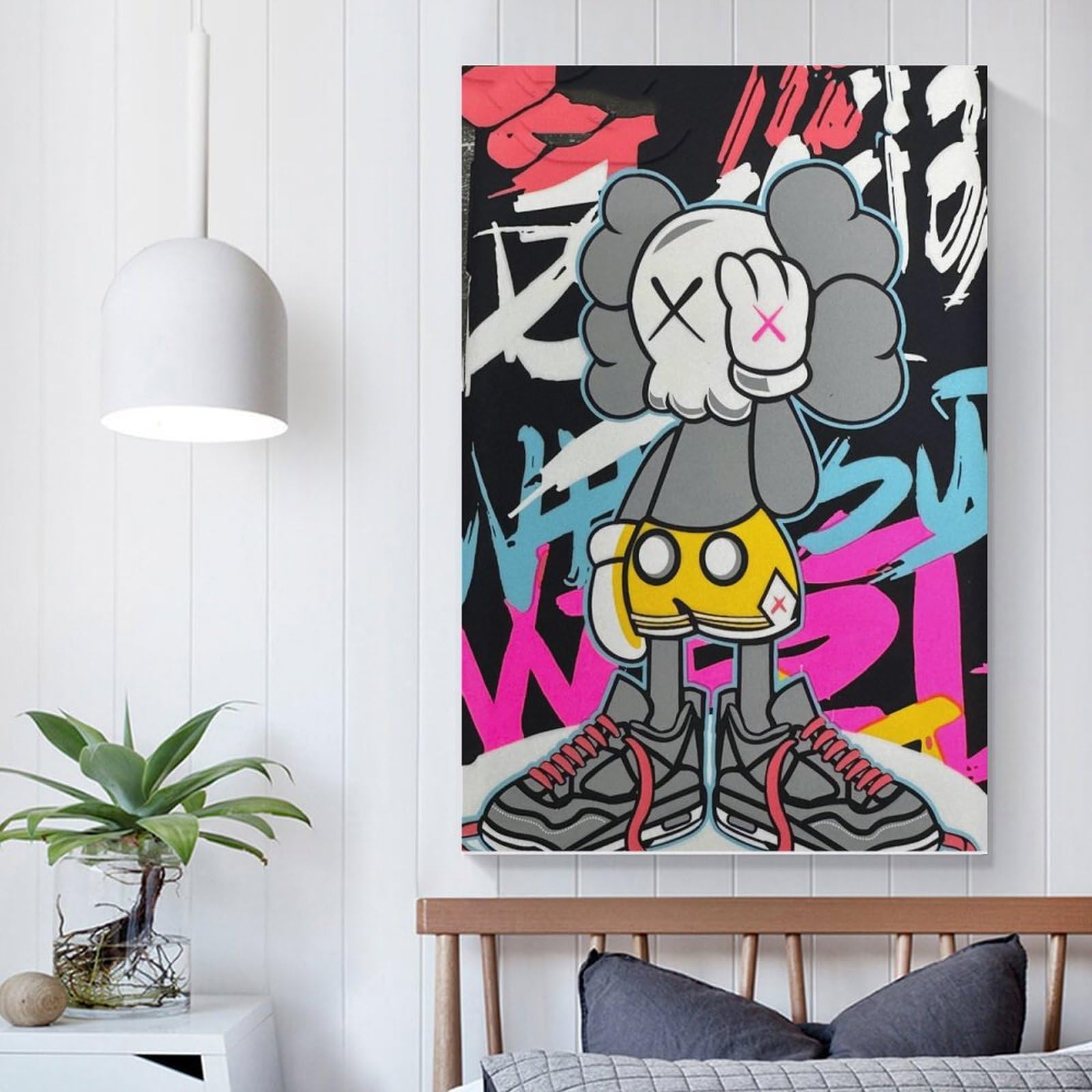 Amazon.co.jp: KAWS Sesame Street 絵画 インテリア カウズ セサミ