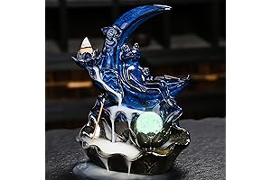 ChangWanna Moon Incense Holder Burner - Smoke Backflow Incense Burner