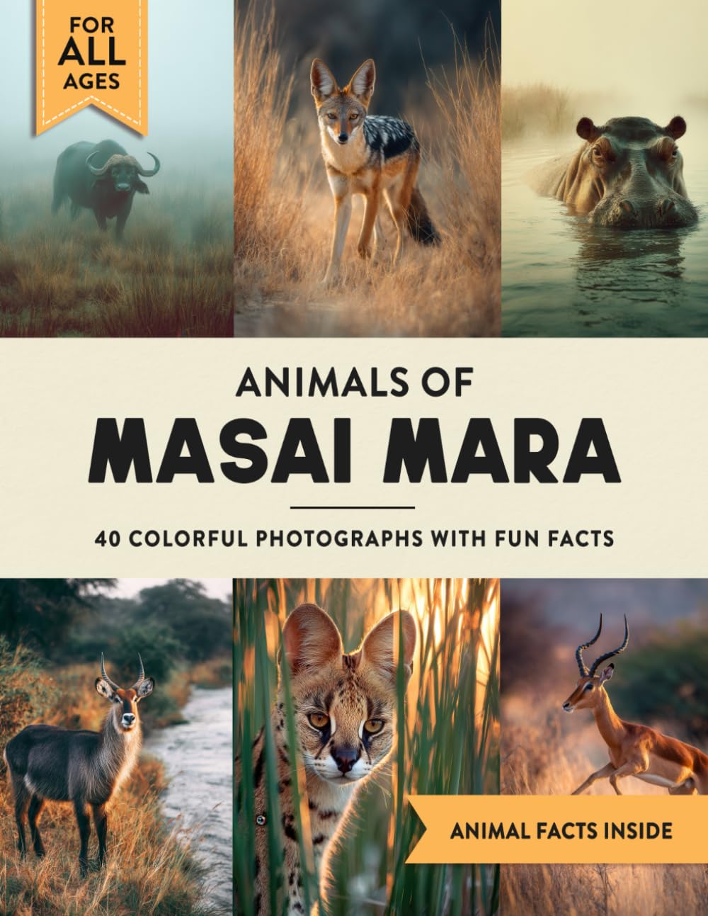 Animals of the Masai Mara: A Wildlife Picture Book With Fun Facts Including Kenya and the Great Rift Valley For Kids & Adults