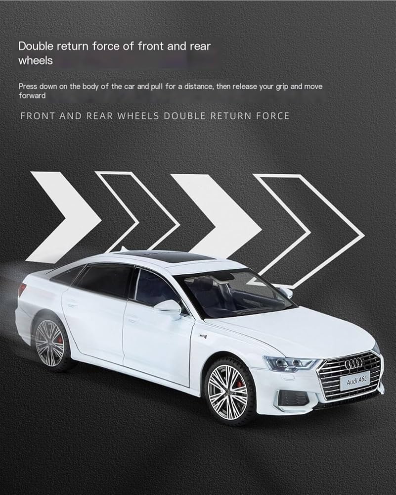 1/18 アウディS6 セダン ミニカー ホワイト 50台限定品 【公式通販】