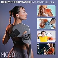 Vista 8 de Máquina de Terapia de Frío para Hombro con Temporizador Programable, Máquina de Hielo Portátil para Hombro Después de la Cirugía, Sistema