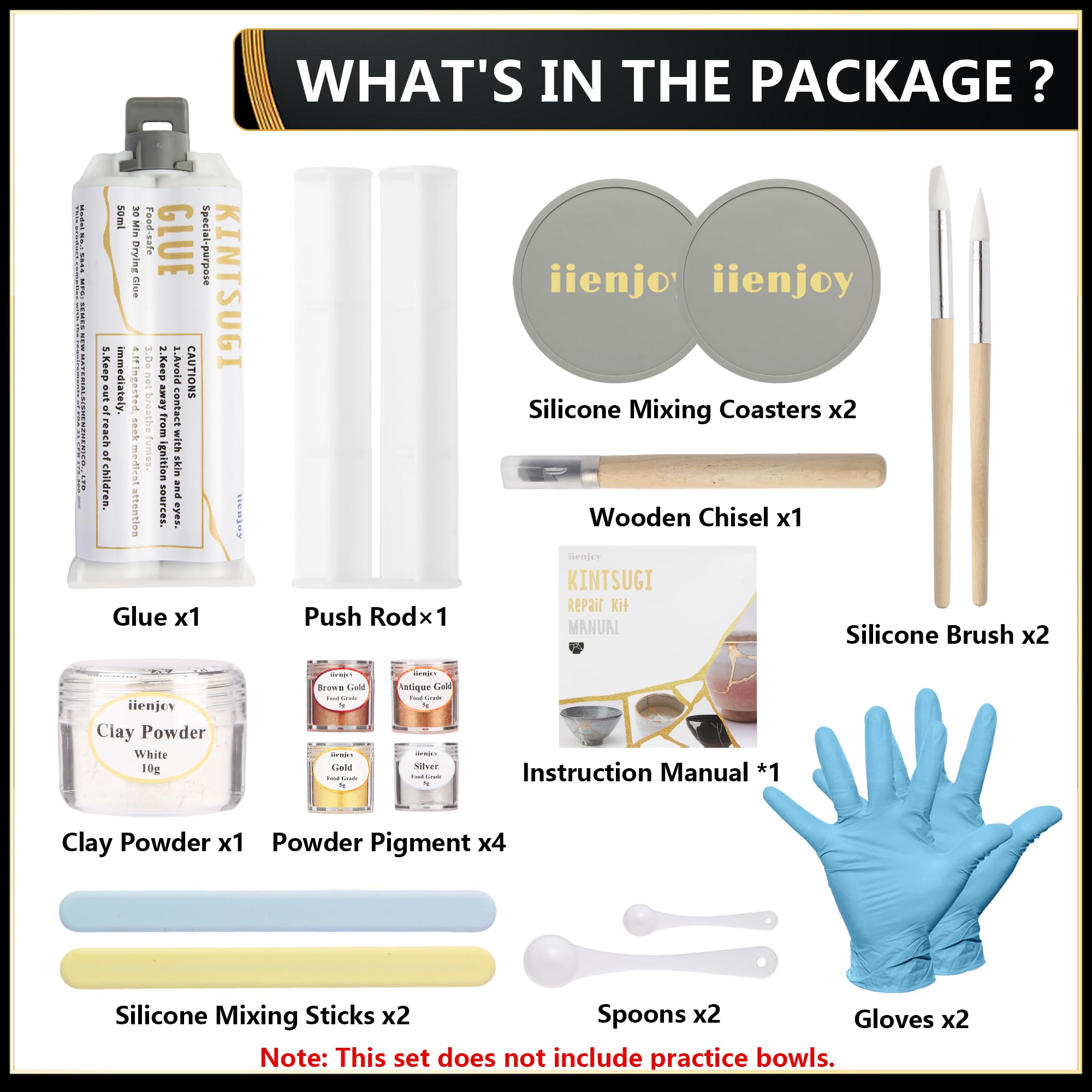 Kintsugi Repair Kit - Fix & Decorate Ceramics -3