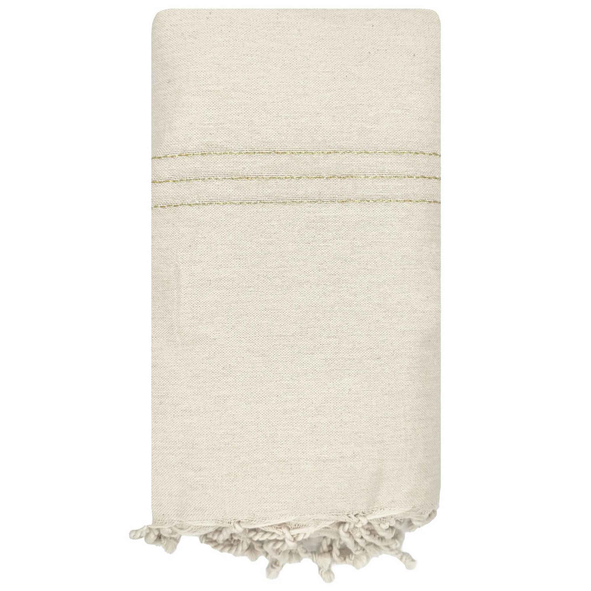 Reva - Fouta Serviette Plage XXL Coton recyclé 2x3 m Bali - 200 x 300 cm