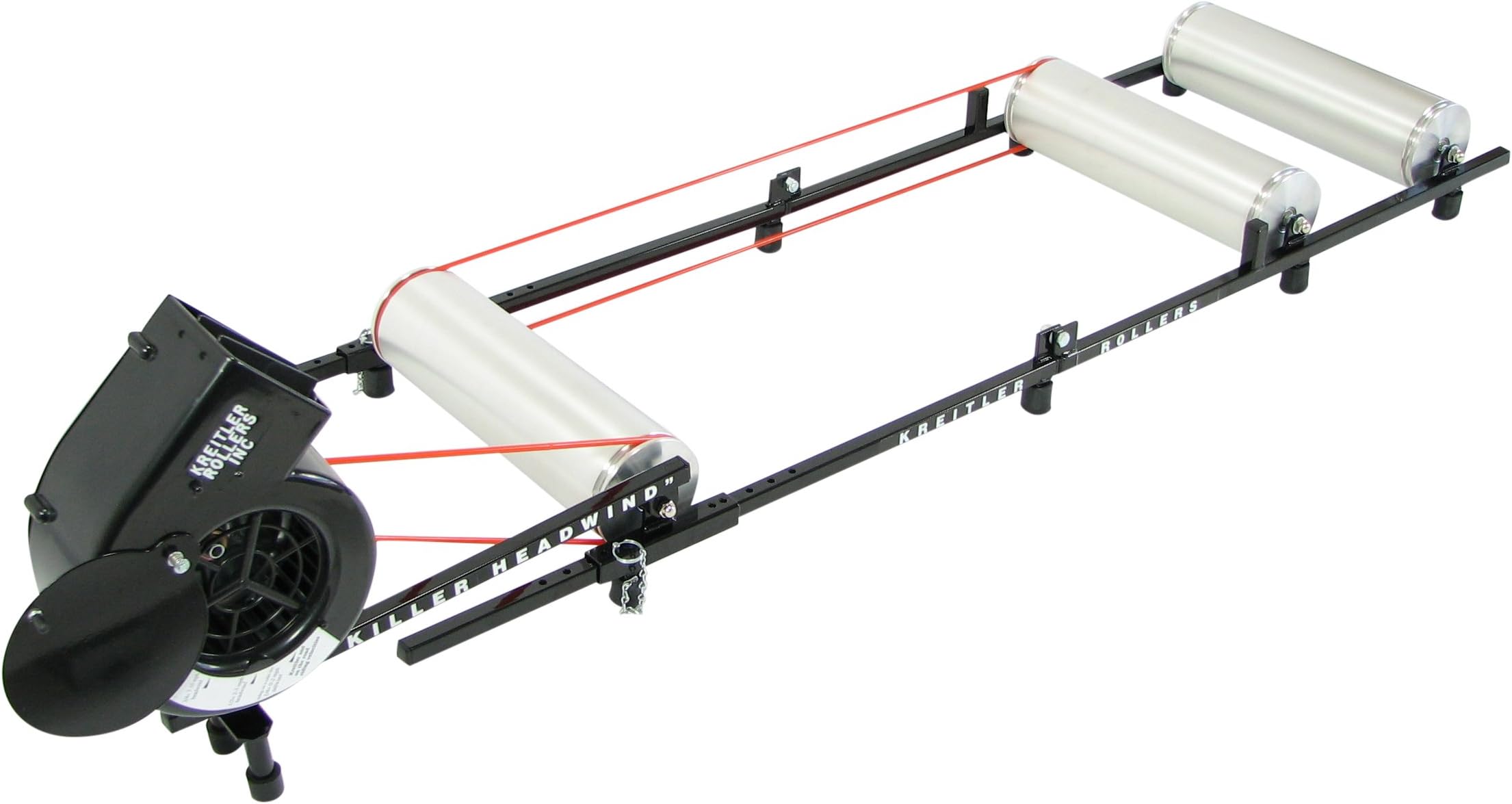 Kreitler Alloy Rollers with Killer Headwind Fan Drums and Alloy End Caps, 4.5-Inch