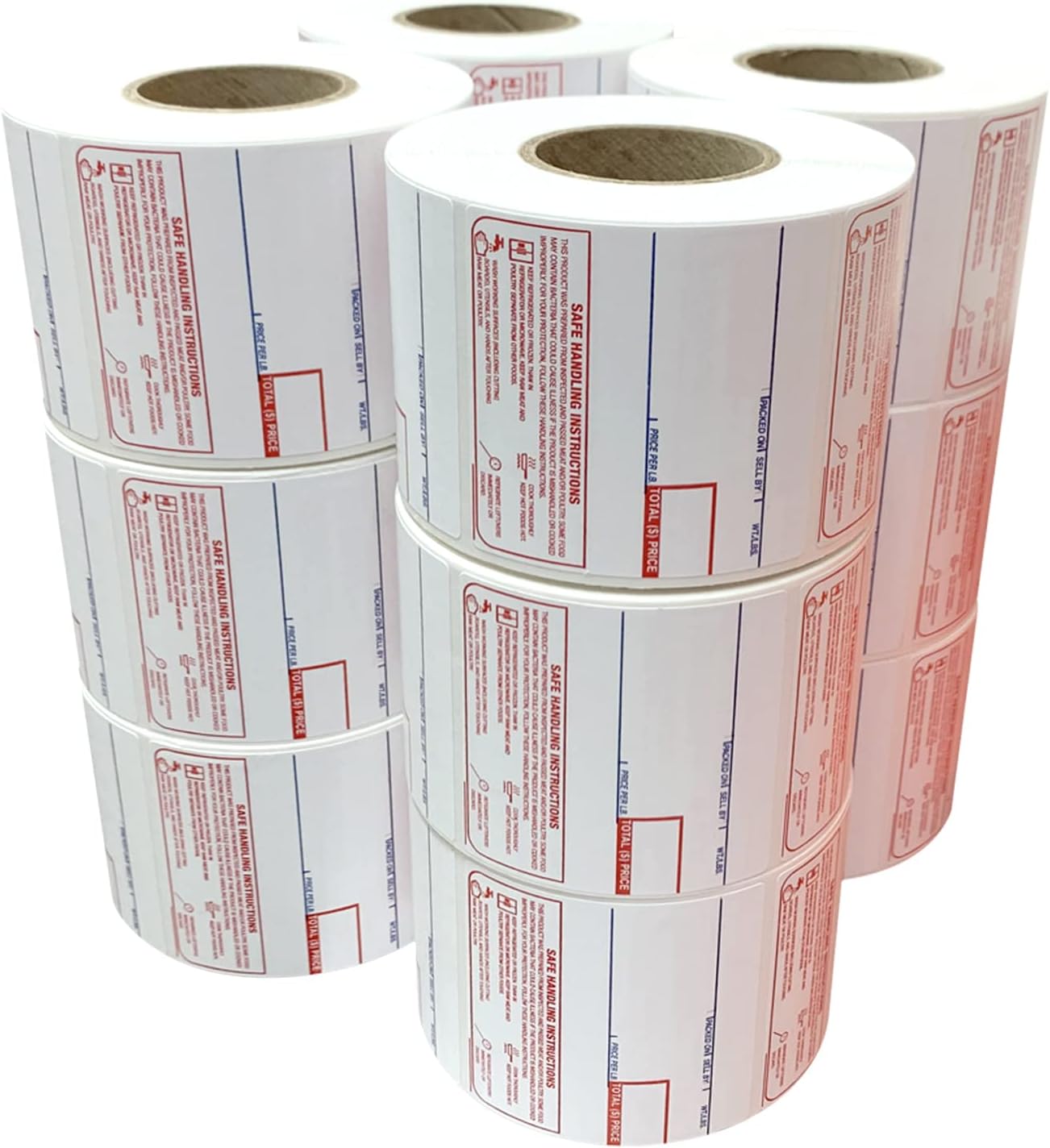 CĀS LST-8040 Printing Scale Label, 58 x 60 mm, UPC/Safe, 12 Rolls per Case, CĀS Scale Labels 8040, Guaranteed Quality, Try It!. - Image 6