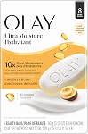 Olay L'humidité est la dernière fois Ultra Bar de beauté au beurre de karité avec vitamine B3 Complexe, 360 g Total (4 Nombre de 90 g Chacun)